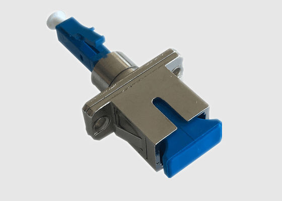 Niebieski łącznik hybrydowy jednomodowy Simplex Adapter LC do SC